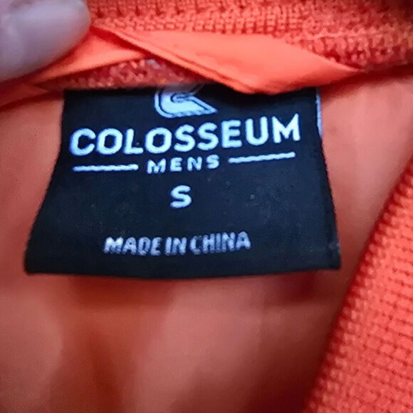 OKLAHOMA STATE UNIVERSITY OSU COLOSSEUM ORANGE PUFFER JACKET NCAA MENS SMALL - Picture 5 of 6